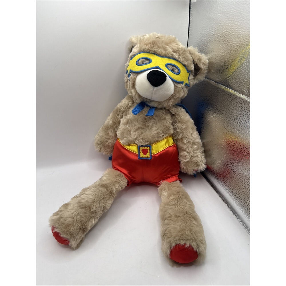 SCENTSY BUDDY Superhero Bear Plush Costume Superbuddy With Scent Pack 15"